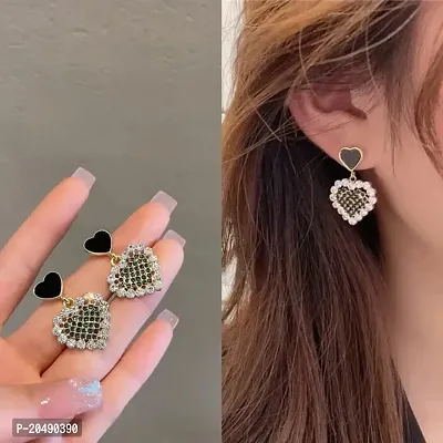 love shape korean earring for girls  womens