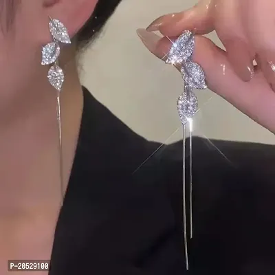 Leaf shape korean earring for  womens