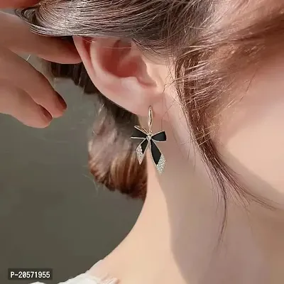 Stylish black korean earring for girls  womens-thumb2