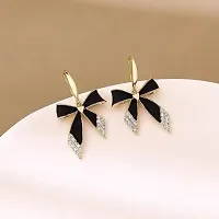 Stylish black korean earring for girls  womens-thumb2