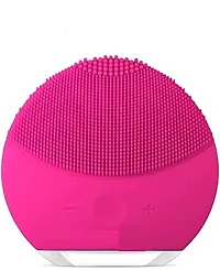 Massive Reckon Facial Cleansing Brush Made with Ultra Hygienic Soft Silicone, Vibrating Face Brush for Deep Cleansing, Massaging (Multicolor)(1 pcs)-thumb3