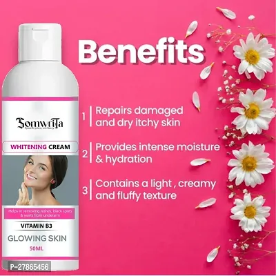 SOMWRITA Whitening Cream For Advanced Whitening  Brightening, Lightening Cream, Remove dark spot,remove acne,natural whitening PACK OF 1(50gm)