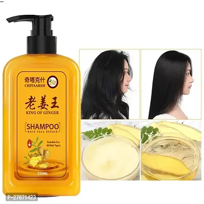 Ginger Hair Dye Instant Hair Growth Shampoo | Ginger Anti-Dandruff Shampoo For Healthy Scalp  Hair | Daily Use Shampoo | Damage Repairs | Scalp Nourishing Ginger Shampoo for Hair Growth  Healthy Hai