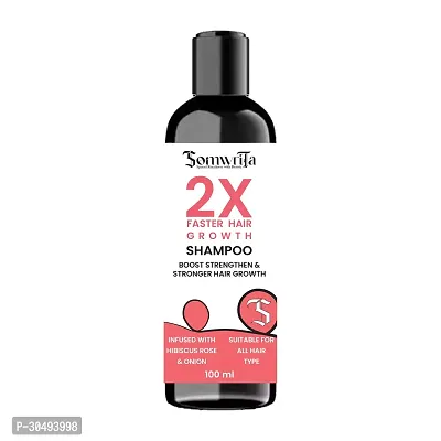 SOMWRITA 2X Faster Hair Growth With Hibiscus, Rose, And Onion For Strengthen and strong hair- 100ml