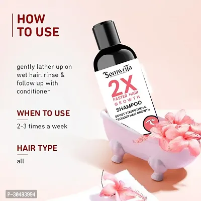 SOMWRITA 2X Faster Hair Growth With Hibiscus, Rose, And Onion For Strengthen and strong hair- 100ml-thumb2