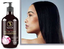 SOMWRITA Red Onion Black Seed Oil Strong, Smooth and Silky, Anti Dandruff Shampoo (300ml) pack of 1-thumb1