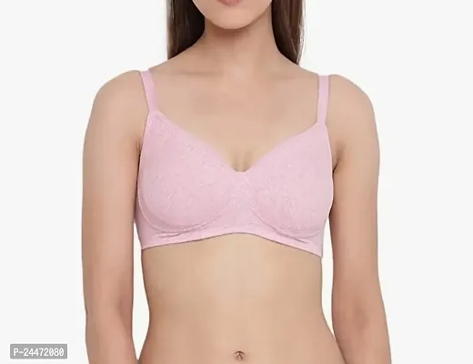 Comfortable Cotton Blend Solid Bras For Women-thumb0