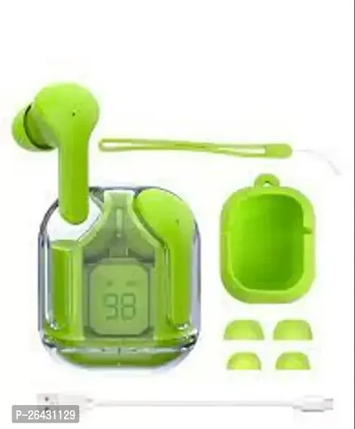 Stylish Headphones Green In-ear  Bluetooth Wireless-thumb0