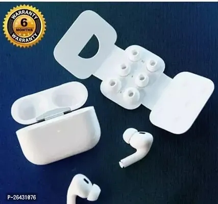 Stylish Headphones White In-ear  Bluetooth Wireless