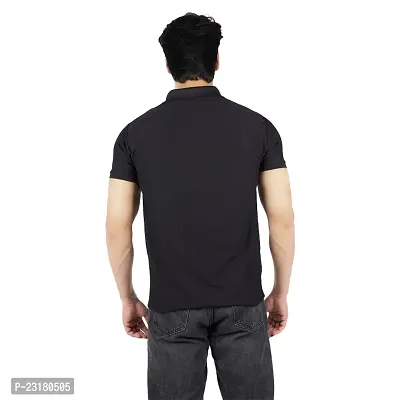 Stylish Polycotton Polo T-shirt For Men-thumb2