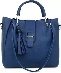 DANIEL CLARK Women's Handbags Combo (Blue) - Set of 3-thumb1