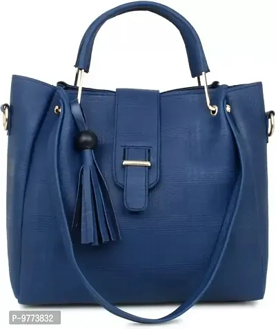 DANIEL CLARK Women's Handbags Combo (Blue) - Set of 3-thumb2