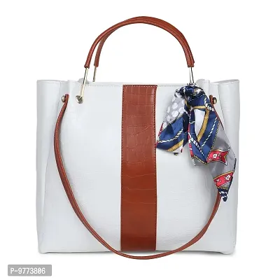 Daniel Clark Women's stylish Handbags (White Croco)-thumb0