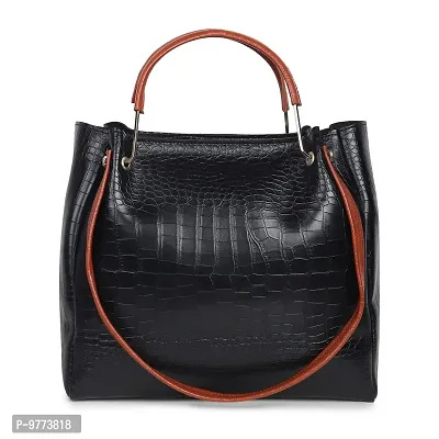 Daniel Clark Beautiful Faux Leather Handbags Black-thumb3