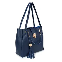 DANIEL CLARK Women's Stylish Handbag Combo (Set of 3, Blue)-thumb1