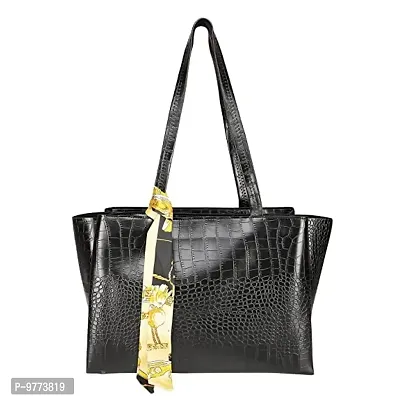 DANIEL CLARK Womens Handbag/Ladies Shoulder Bag/Girls tote bag/Croc Pattern/Office Bag for women-thumb4