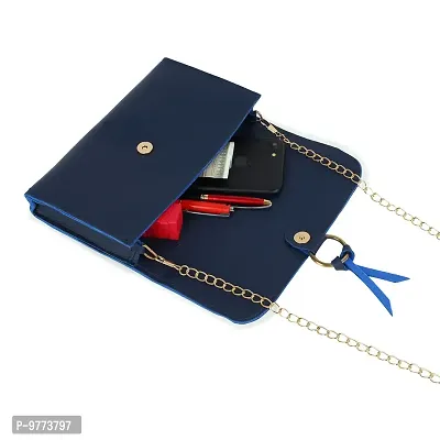 DANIEL CLARK Women's Stylish Handbag Combo (Set of 3, Blue)-thumb5