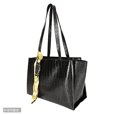 DANIEL CLARK Womens Handbag/Ladies Shoulder Bag/Girls tote bag/Croc Pattern/Office Bag for women-thumb5