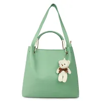 DANIEL CLARK Women's Handbags Combo (Green) - Set of 3-thumb1