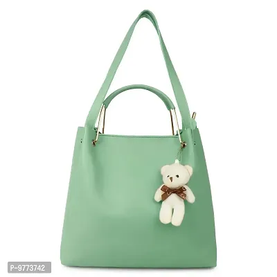 DANIEL CLARK Women's Handbags Combo (Green) - Set of 3-thumb2