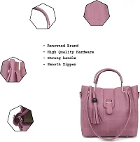 DANIEL CLARK Handbags For Women (Combo Set of 3, Peach)-thumb2
