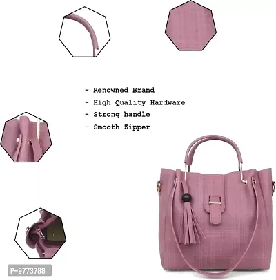 DANIEL CLARK Handbags For Women (Combo Set of 3, Peach)-thumb3