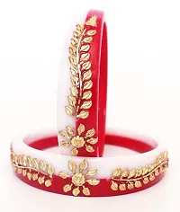 Multi Gold Plated Shakha Pola Pack Of 2-thumb1