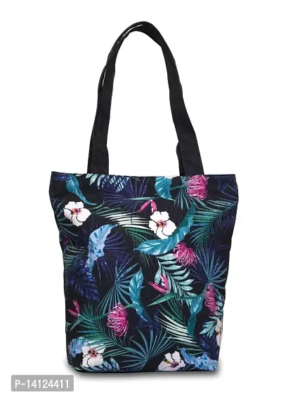 Planet Earth Designer Canvas Durable Zipper Tote/Grocery/Shopping/Handbag Bag for Women (Dark Blue FBA)