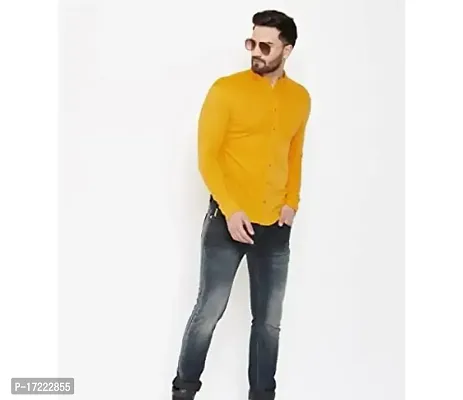 Stylish Cotton Solid Casual Shirt For Men