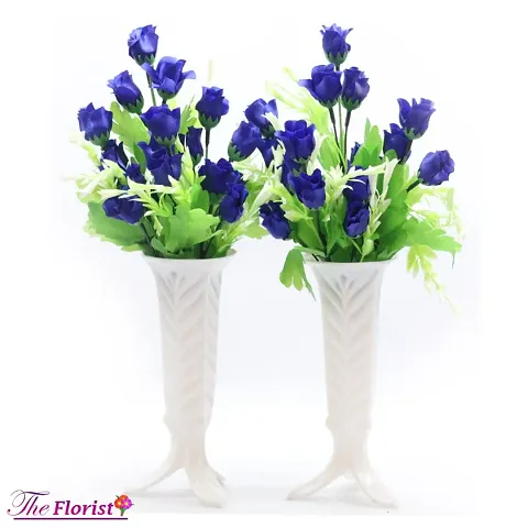 Pack of 2- Flower with Vase