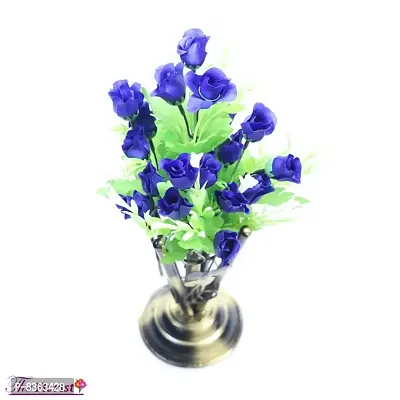 21 kali small roses blue Lilies Flower WITH IRON STAND pack of 2-thumb2