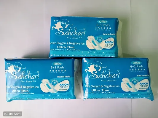 SAHCHARI SANITARY PADS XL 350MM ULTRATHIN PACK OF 3-thumb0