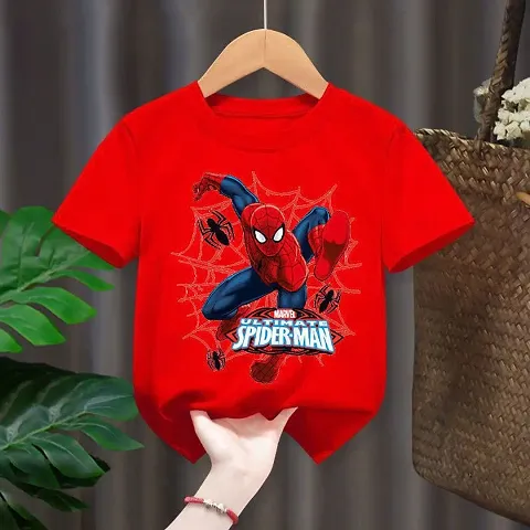 Single Jersey Stylish Spider-man T-shirts