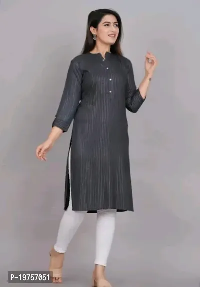 Trendy Women Rayon Casual Kurta-thumb0