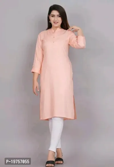 Trendy Women Rayon Casual Kurta