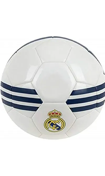 Clark Real Madrid 32 Panels PVC Football White with Needle (Size 5)