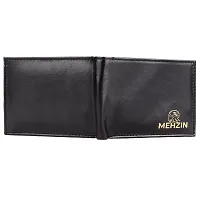 MEHZIN Men Formal Black Artificial Leather Wallet  (5 Card Slots) Style-195-thumb4