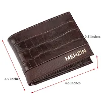 MEHZIN Men Formal Brown Artificial Leather Wallet  (5 Card Slots) Style-184-thumb1