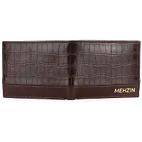 MEHZIN Men Formal Brown Artificial Leather Wallet  (5 Card Slots) Style-184-thumb2