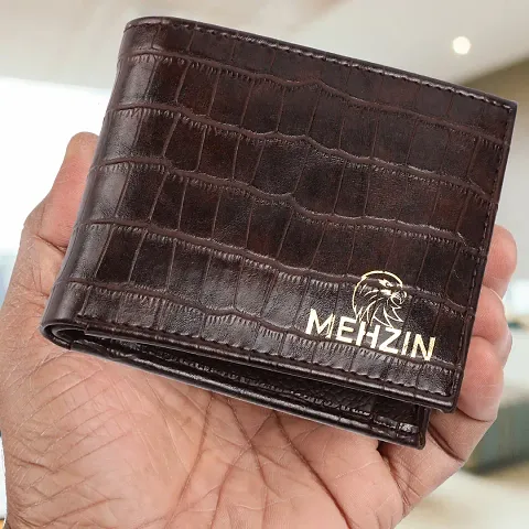 MEHZIN Men Formal Artificial Leather Wallet (5 Card Slots) Style-174