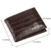 MEHZIN Men Formal Brown Artificial Leather Wallet  (5 Card Slots) Style-174-thumb4