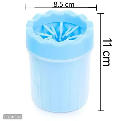 Gojira/Pet/Dog/Puppy Foot/Paw Cleaner, Portable Pet Feet Washer Brush Cleaner Cup with Soft Silicone Bristles - Medium/Large-thumb3