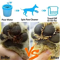 Gojira/Pet/Dog/Puppy Foot/Paw Cleaner, Portable Pet Feet Washer Brush Cleaner Cup with Soft Silicone Bristles - Medium/Large-thumb3