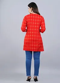 Printed Kurti (XXL) Red-thumb1