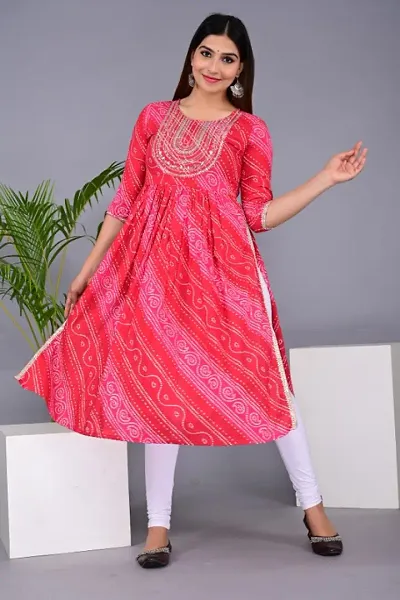 New Classic Cotton Floral Printed Kurti