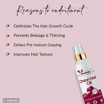 Oneway Happiness Onion Hair growth kit  for hair growth and hair fall control 200ml-thumb3