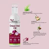 Oneway Happiness Onion Hair oil with comb  for hair growth and hair fall control 100ml-thumb3