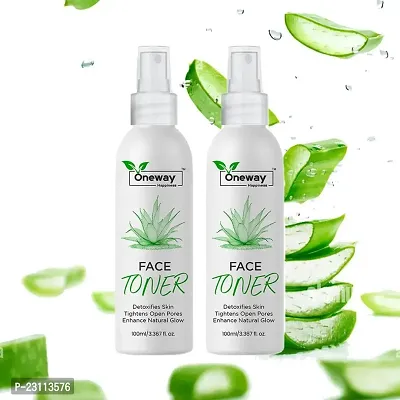 Oneway Happiness Hydrating Face Toner 100ml (pack of 2)-thumb0