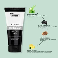 Oneway Happiness New Activated Charcoal Peel of mask for Total repair Remove oil and Dead skin 100gm-thumb1