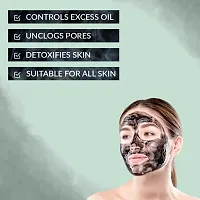 Oneway Happiness New Activated Charcoal Peel of mask for Total repair Remove oil and Dead skin 100gm-thumb4